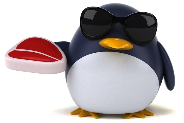 Fun penguin - 3D character