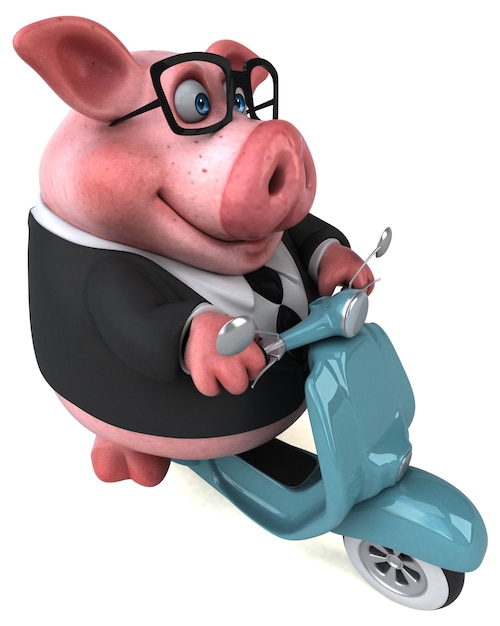 Photo fun pig - 3d character