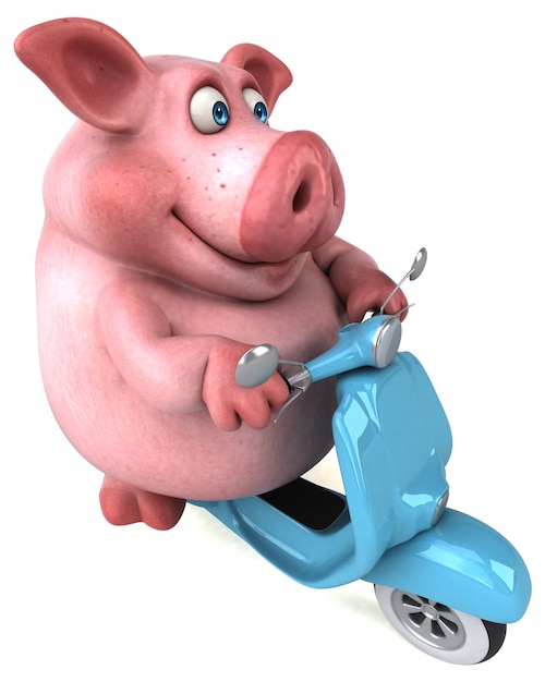 Fun pig - 3D character