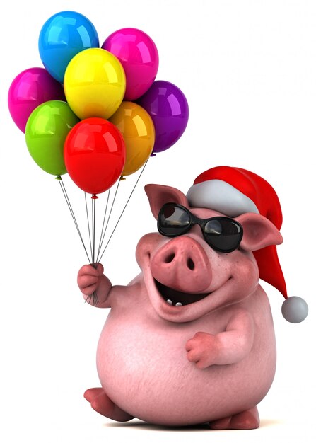 Photo fun pig animation