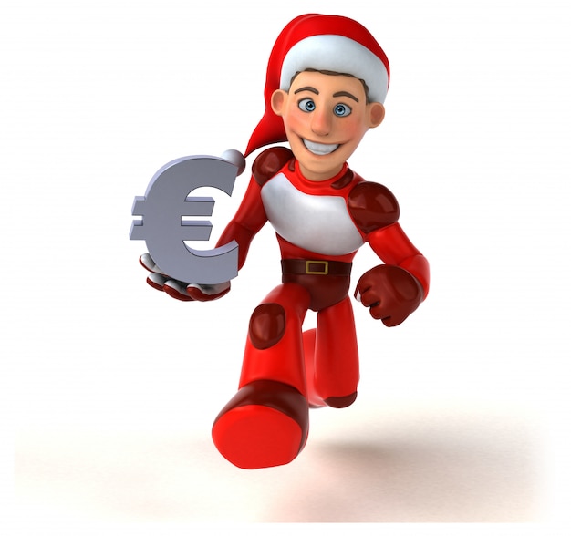 Fun Super Santa Claus - 3D character