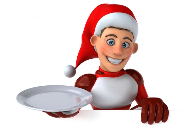 Fun Super Santa Claus - 3D character