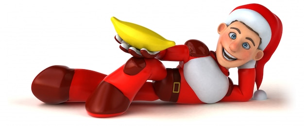 Fun Super Santa Claus - 3D character