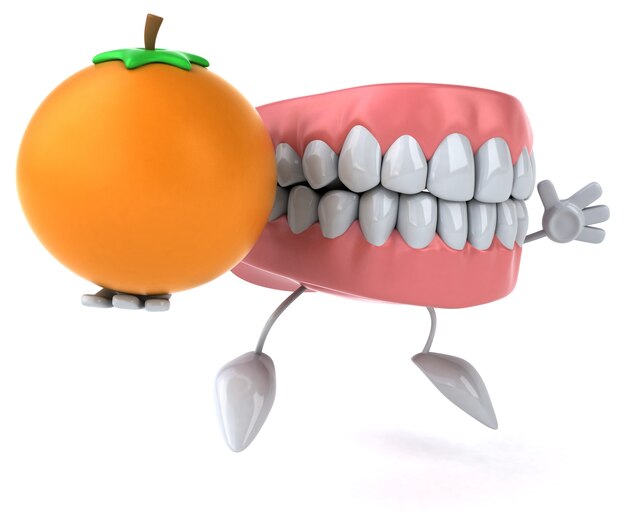 Fun teeth animation