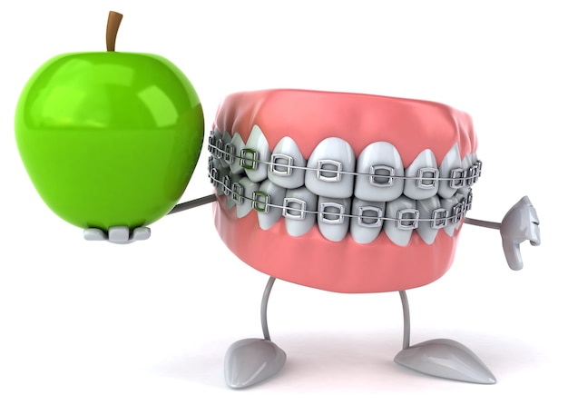 Fun teeth animation