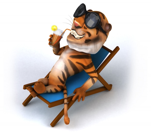 Fun tiger animation