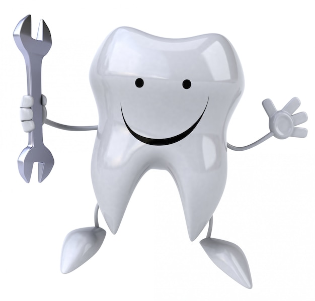 Fun tooth - 3D character