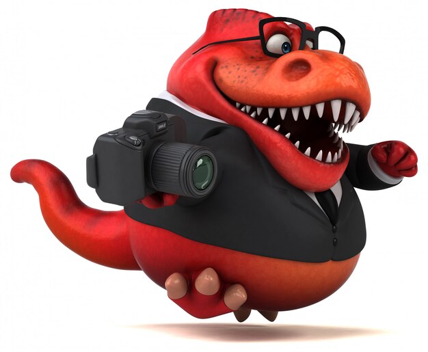 Fun Trex - 3D illustratie