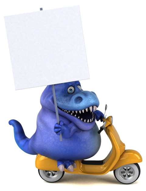 Fun Trex - 3D illustratie