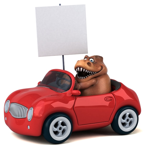 楽しいTrex 3Dイラストレーション