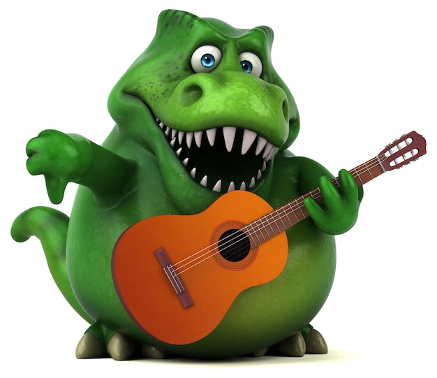 Photo fun trex - 3d illustration