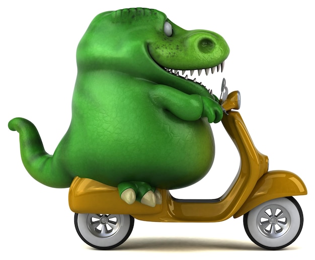 Fun Trex - 3D Illustration