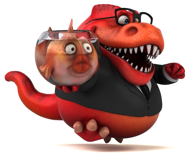 Fun Trex - 3D Иллюстрация