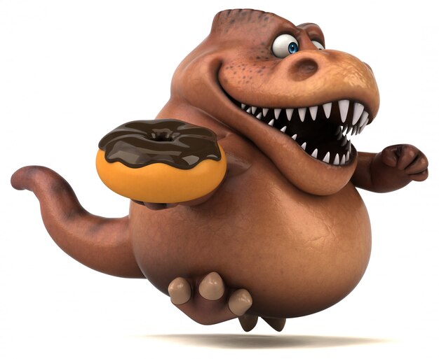 Fun Trex - 3D Иллюстрация