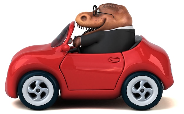 楽しいTrex 3Dイラストレーション