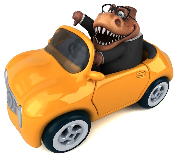 楽しいTrex 3Dイラストレーション