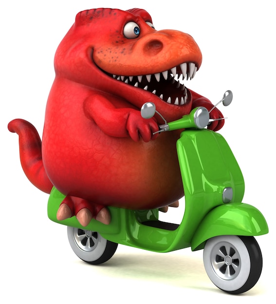 Fun Trex - 3D Illustration