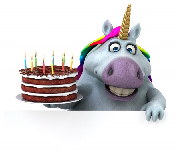 Fun unicorn animation