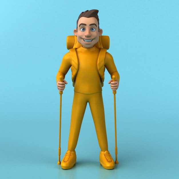 Fun yellow man