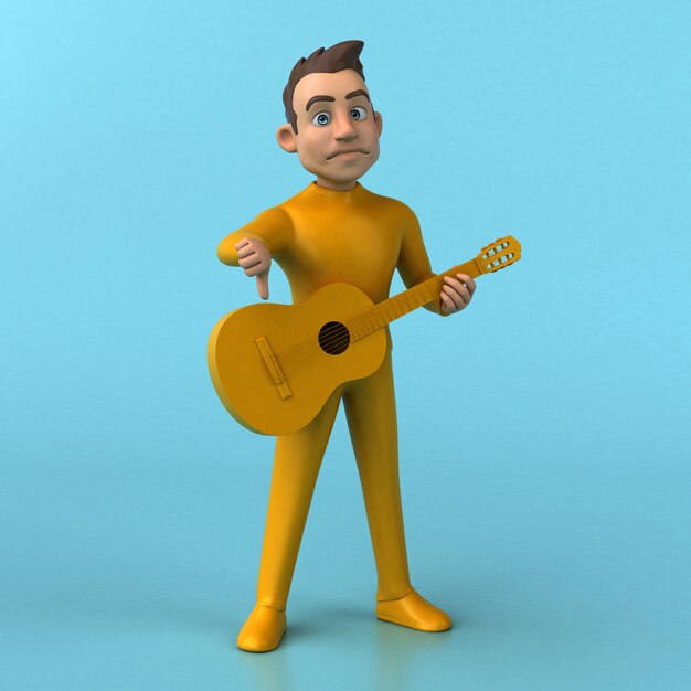 Fun yellow man