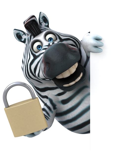 Fun zebra - 3D character