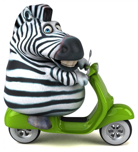 Fun zebra animation