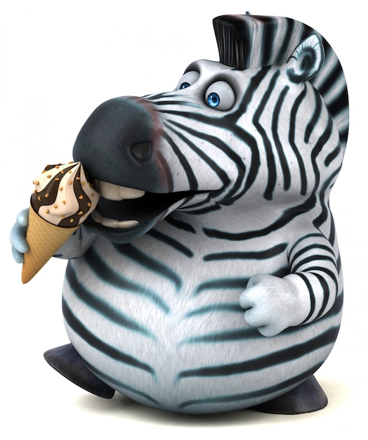 Fun zebra animation