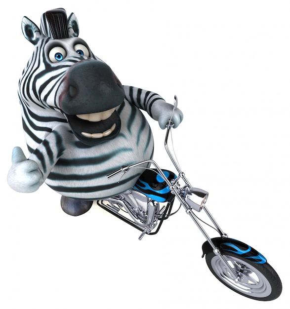 Fun zebra animation