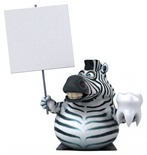 Fun zebra animation