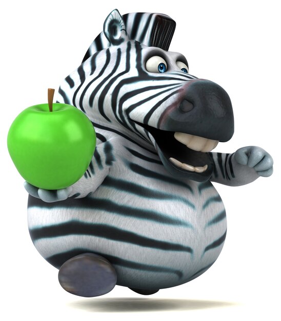 Photo fun zebra illustration