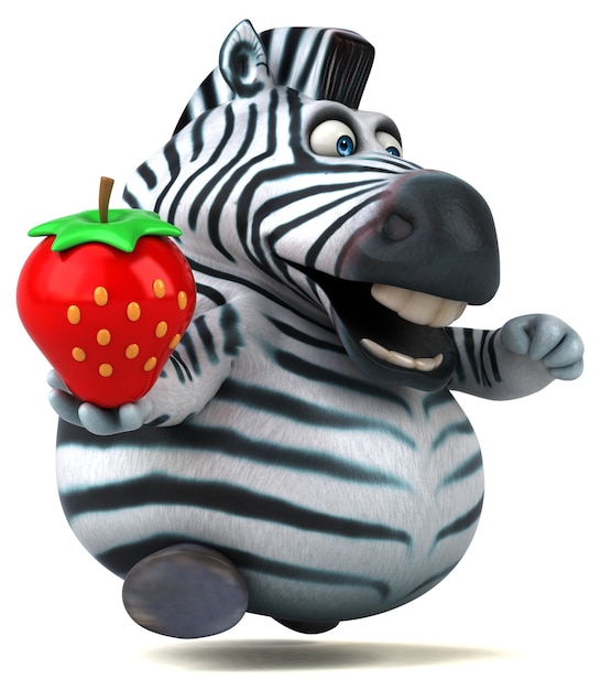 Fun zebra illustration