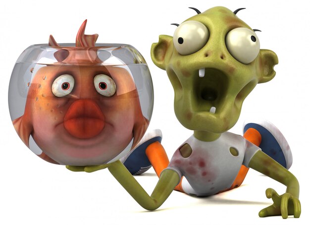 Photo fun zombie animation