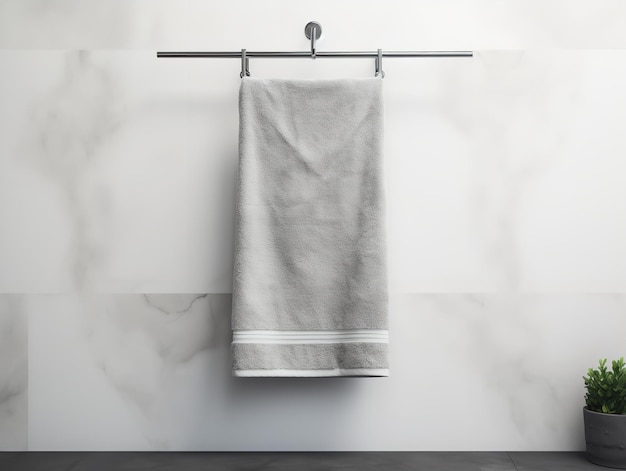 Functional Gym Towel Mockup for Fitness and Sports AI Generated