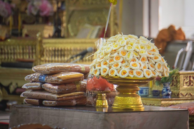 Funeral flowers Thai traditions