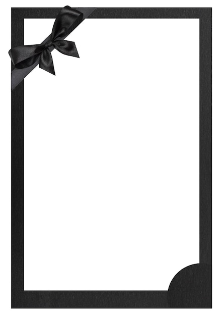 Photo funeral frame