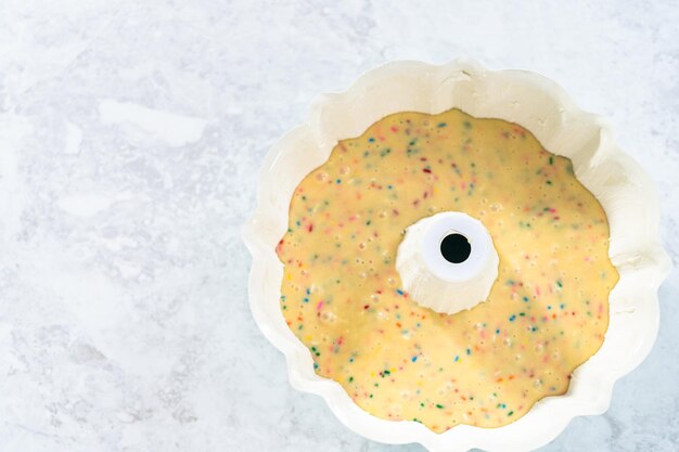 Funfetti Bundt Cake