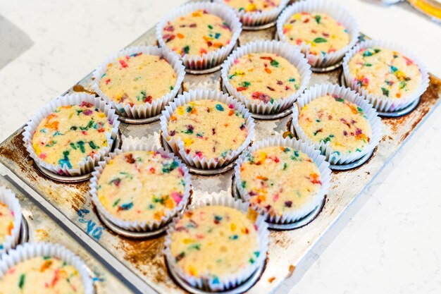 Funfetti cupcake