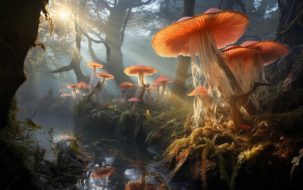 Fungi39's geheime rijk in het bos