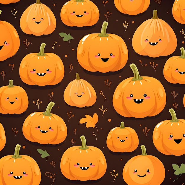 Funky Pumpkin Pattern