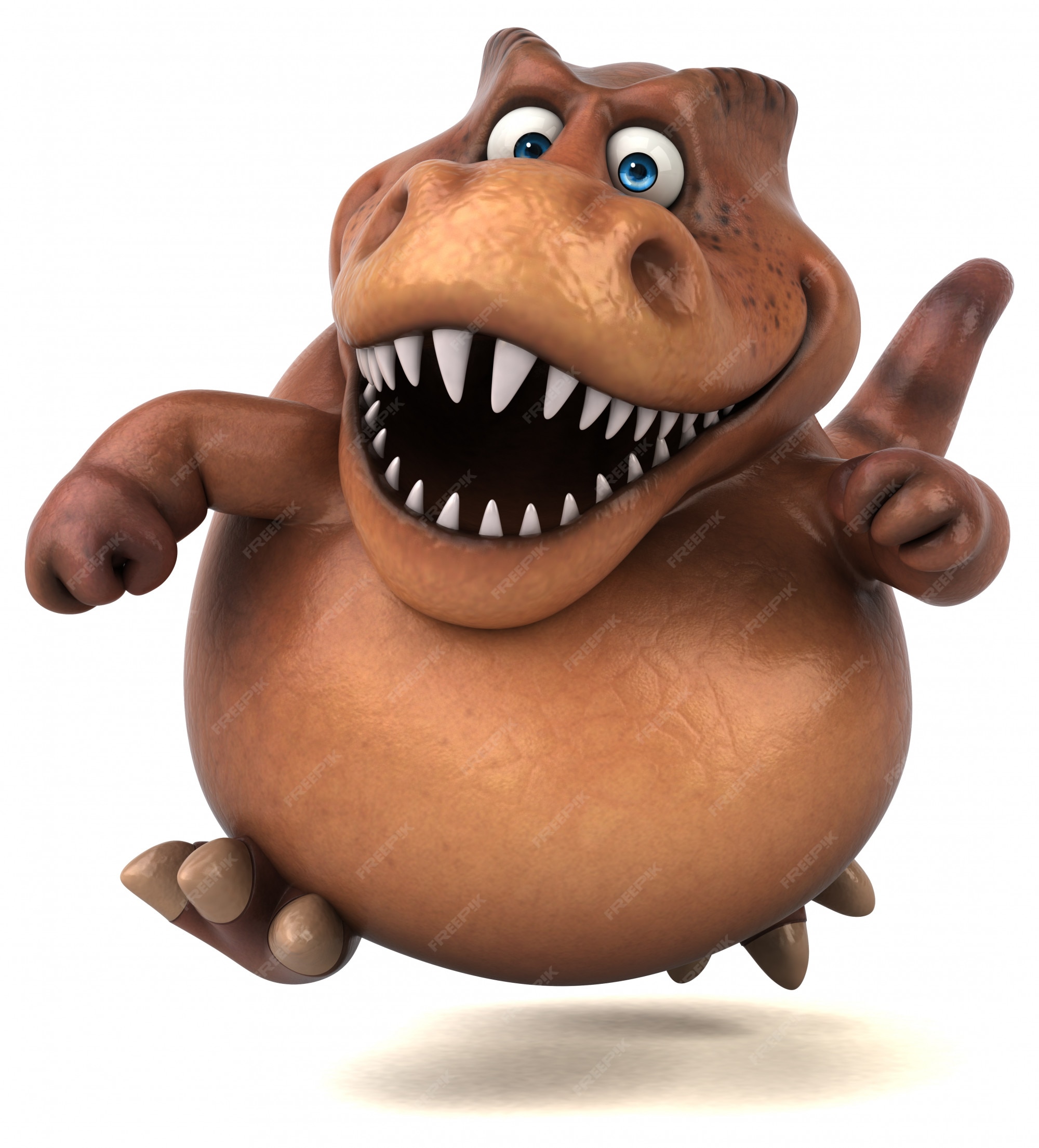 Premium Photo | Funny 3d fat dinosaur character running Premium Photo | Funny 3d fat dinosaur character running
