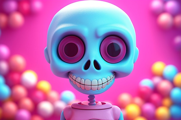 Funny 3D skeleton