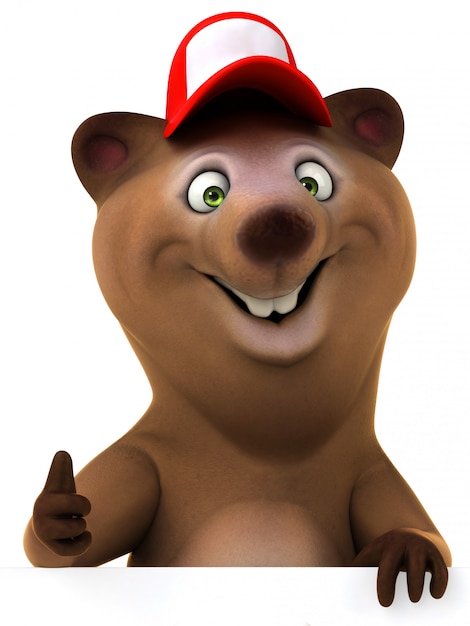 Funny bear