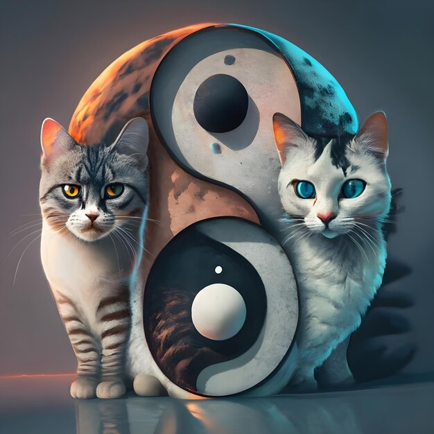 Funny Cat Background Funny Cat Wallpaper Funny Cat cartoon Generative Ai