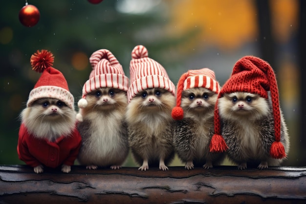 Funny Christmas animals