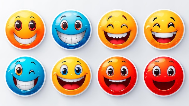 Photo funny comic smiley collection