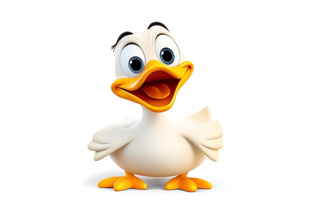 funny duck AI generated image