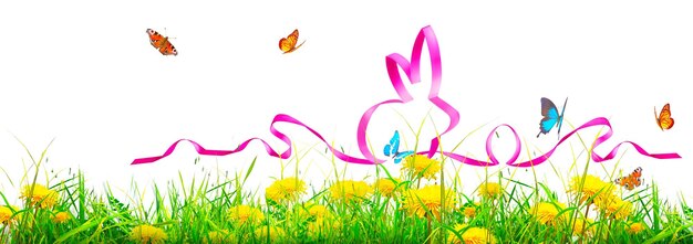 Funny Easter bunny Happy Easter holiday concept