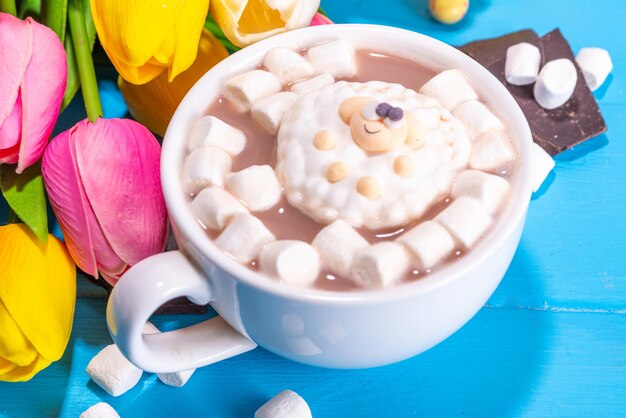 Funny Easter hot chocolate