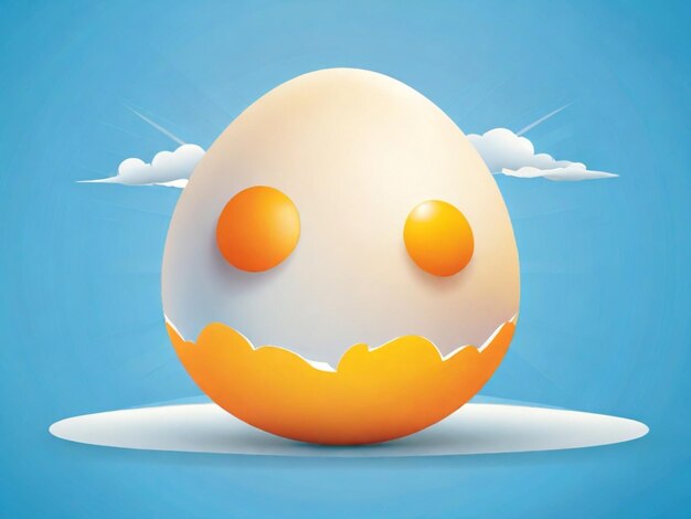 Photo funny egg