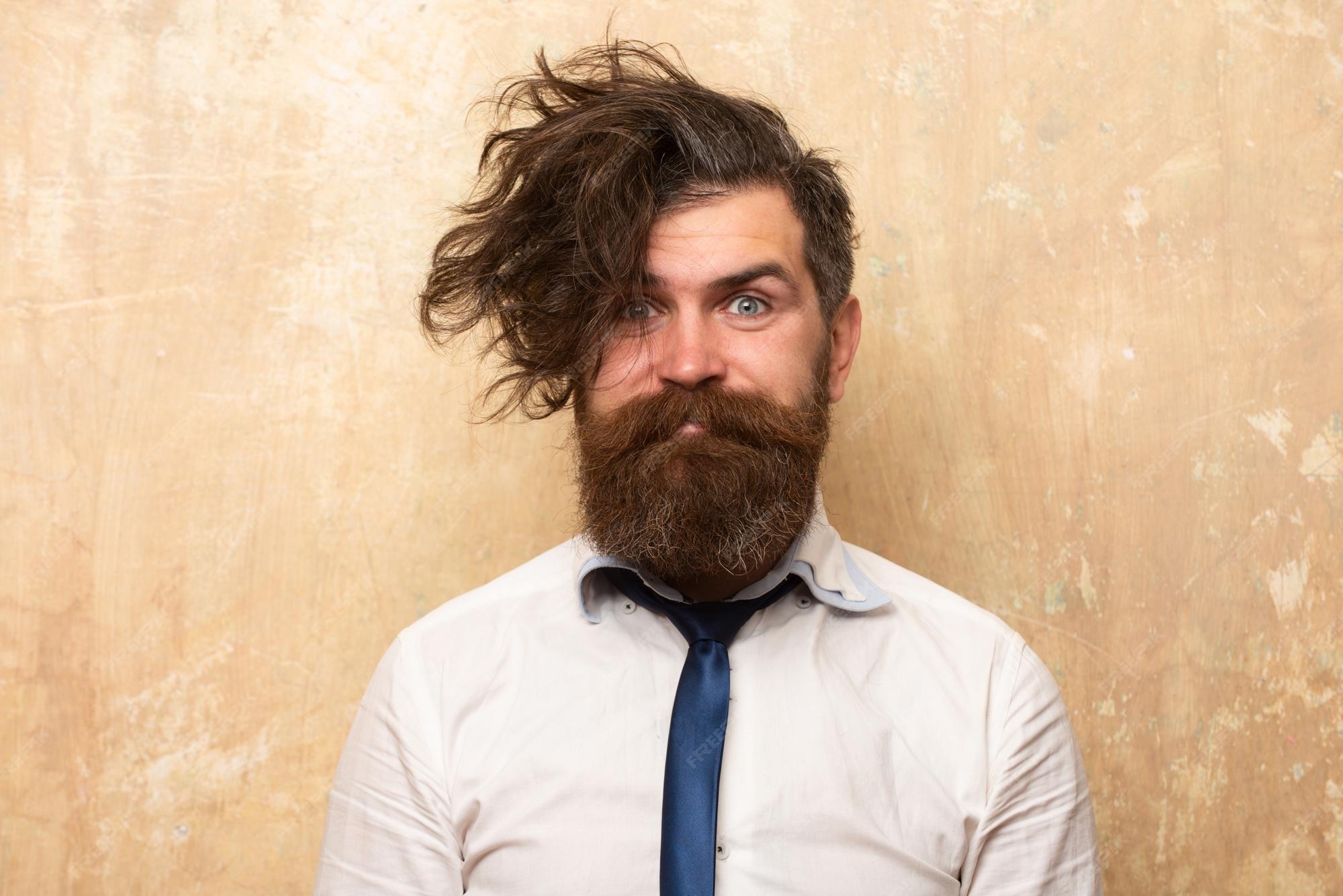 Premium Photo | Funny haircut human facial expressions and emotions hipster man with funny hairstyle modern haircut Premium Photo | Funny haircut human facial expressions and emotions hipster man with funny hairstyle modern haircut